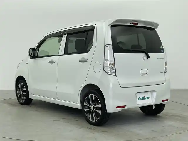 スズキ ワゴンＲ 20周年記念車 富山県 2014(平26)年 1.2万km パールホワイト 社外ナビ（AM/FM/DVD/ワンセグ）/D席シートヒーター/衝突被害軽減システム/横滑り防止装置/アイドリングストップ/オートキセノンライト/純正アルミホイール/社外フロアマット/革巻きステアリング/ステアリングスイッチ/スマートキー/スペアキー