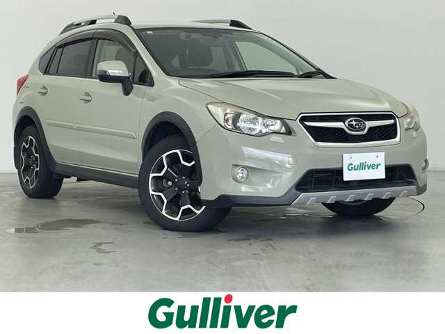 スバル インプレッサ ＸＶ 2．0i－L アイサイト 群馬県 2014(平26)年 4.2万km デザートカーキ 4WD/社外7インチSDナビ/（フルセグTV/BT/CD/DVD/AM/FM）/バックカメラ/ビルトインETC/アイサイトVer3/・プリクラッシュブレーキ/・レーンキープアシスト/・全車速追従機能付クルーズコントロール/LEDヘッドランプ/D/Nパワーシート/パドルシフト/プッシュスタート/スマートキー