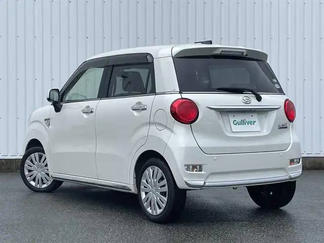 ダイハツ キャスト スタイル X SAⅡ 福岡県 2016(平28)年 1.2万km パールホワイトⅢ スマートアシストＩＩ/衝突軽減/レーンアシスト/アイドリングストップ/横滑り防止装置/スマートキー/プッシュスタート/ＣＤプレイヤー/AUX/電動格納ミラー/ＡＡＣ/ベンチシート/ドアバイザー/オートライト/ヘッドライトレベライザー