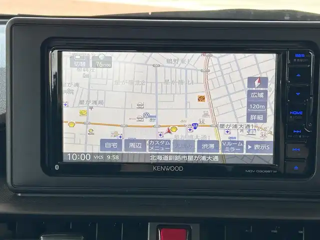 ダイハツ ロッキー L 道東・釧路十勝 2022(令4)年 0.2万km ブラックマイカメタリック 4WD/プッシュスタート/パワーステアリング/パワーウィンドウ/アイドリングストップ/スマートキー/社外SDナビ/（CD/DVD/BT/TV)/ETC/オートライト/ヒートシーター/(D＋N)/バックカメラ/電動化駆動ミラー/アイドリングストップ/横滑り防止装置/衝突軽減システム/LEDライト