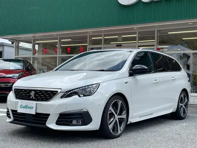 プジョー ３０８ SW GT ブルーHDi 岐阜県 2019(平31)年 1.7万km ネイクルホワイト 純正ディスプレイオーディオ/(Bluetooth/FM)/バックカメラ/クルーズコントロール/コーナーセンサー/ブラインドスポットモニター/レーンキープアシスト/プリクラッシュセーフティー/パドルシフト/ドライブレコーダー/LEDヘッドライト/ルーフレール/ETC/スマートキー/プッシュスタート/アイドリングストップ/保証書/取扱説明書