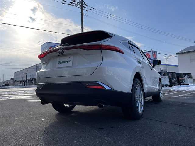 トヨタ ハリアー Z レザーパッケージ 道央・札幌 2021(令3)年 4.7万km ホワイトパールクリスタルシャイン ワンオーナー/４WD/純正HDDナビ(AM/FM/BT/USB)/フルセグ（走行中視聴可能）/バックカメラ/ウィンカーミラー/ステアリングリモコン/ステアリングヒーター/クルーズコントロール（追従走行あり）/ドアバイザー/プッシュスタート/ETC2.0（ビルトイン）/パワーバックドア/シートヒーター（運転席/助手席）/エアシート（運転席/助手席）/パワーシート（運転席/助助手席）/オートライト/オートマチックハイビーム/フォグランプ/オートブレーキホールド/コーナーセンサー/横滑り防止装置/衝突軽減ブレーキ/レーンキープアシスト/盗難防止装置/積込夏タイヤ（純正AW.225/55R19.20年製溝4ｍｍ）