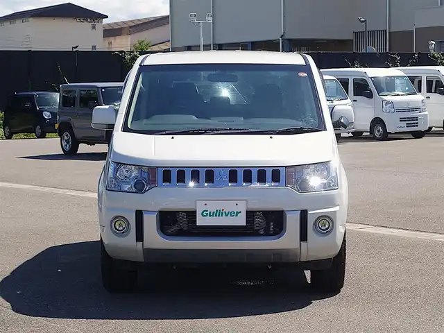 三菱 デリカＤ：５ D－Power package 山形県 2017(平29)年 7.2万km ウォームホワイトパール 4WD/メモリナビ/　　【CD ワンセグ USB】/バックカメラ/両側パワースライドドア/クルーズコントロール/HIDオートヘッドライト/シートヒーター/パドルシフト/IC付ターボ/電動格納ウィンカーミラー/フォグランプ/フロアマット/ドアバイザ―/スマートキー/ETC