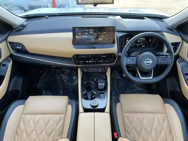 日産 エクストレイル G e－4ORCE 道南・函館 2023(令5)年 3.6万km ブリリアントホワイトパール/スーパーブラック 2トーン /純正メモリナビ//ドライブレコーダー//全周囲カメラ//デジタルインナーミラー//ＨＵＤ//クルーズコントロール//レーンキープアシスト//コーナーセンサー//パーキングアシスト//LEDヘッドライト//ルーフレール//ステアリングヒーター//シートヒーター//パワーシート//フロアマット//純正AW//ETC