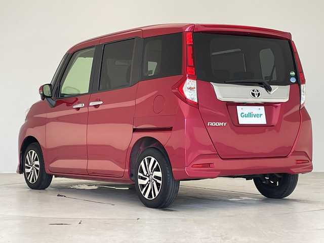 トヨタ ルーミー カスタムG 愛知県 2017(平29)年 2.9万km マゼンタベリーマイカM HDDナビ/両側パワースライドドア/クルーズコントロール/バックカメラ/純正アルミホイール/LEDヘッドライト/オートライト/ETC/衝突軽減システム/CD DVD/Bluetooth/ステアリングスイッチ/スマートキー/プッシュスタート