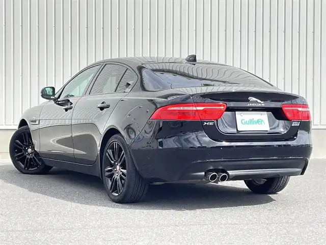 ジャガー ＸＥ XE プレステージ 群馬県 2019(平31)年 6.3万km 黒 4WD/ディーゼルターボ車/純正メーカーマルチナビ/（CD/DVD/MSV/SD/Bluetooth/フルセグ）/バックカメラ/MERIDIANプレミアムサウンドシステム/パドルシフト/ステアリングリモコン/アクティブセーフティパック/・ブラインドスポットアシスト/・レーンキープアシスト/・ドライバーコンディションモニター/パワートランク/ベージュ革シート/パワーシート/シートヒーター/コーナーセンサー/前後ドライブレコーダー/保証書/取扱説明書/スペアキー