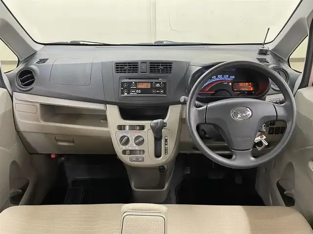 ダイハツ ムーヴ L SA 道央・札幌 2013(平25)年 1.8万km ライトローズマイカメタリック /4WD//純正オーディオ//社外エンジンスターター//アイドリングストップ//衝突被害軽減システム//横滑り防止機能//電動格納ミラー