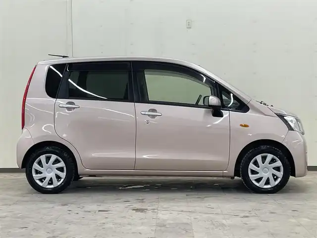 ダイハツ ムーヴ L SA 道央・札幌 2013(平25)年 1.8万km ライトローズマイカメタリック /4WD//純正オーディオ//社外エンジンスターター//アイドリングストップ//衝突被害軽減システム//横滑り防止機能//電動格納ミラー