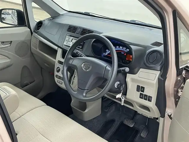 ダイハツ ムーヴ L SA 道央・札幌 2013(平25)年 1.8万km ライトローズマイカメタリック /4WD//純正オーディオ//社外エンジンスターター//アイドリングストップ//衝突被害軽減システム//横滑り防止機能//電動格納ミラー