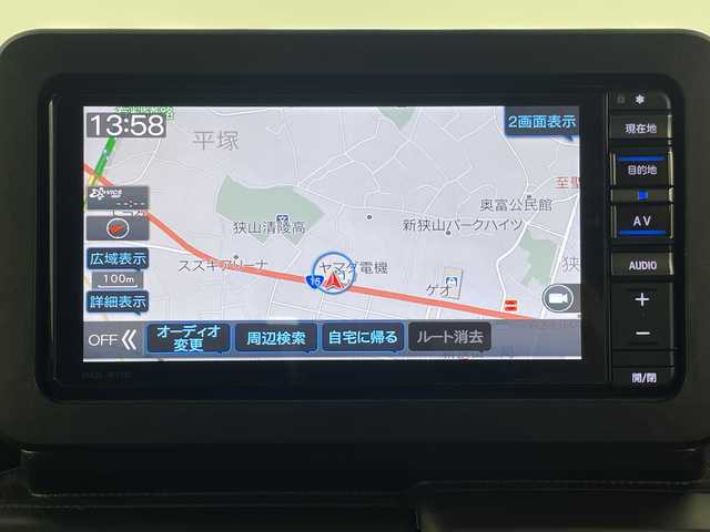 ダイハツ タフト G ターボ クロムベンチャー 埼玉県 2021(令3)年 2.4万km レイクブルーメタリック 純正ナビ/　(Bluetooth/HDMI/iPod/DVD/CD/FM/AM)/フルセグテレビ/アラウンドビューモニター/ETC/ドライブレコーダー/レーダークルーズコントロール/衝突被害軽減ブレーキ/車線逸脱警報/クリアランスソナー/シートヒーター/電子パーキングシステム/ブレーキホールド/プッシュスタート/純正フロアマット/純正15インチアルミホイール