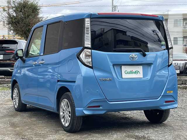 トヨタ タンク X S 東京都 2019(平31)年 3.3万km ファインブルーマイカメタリック 純正SDナビ(NDCD-W66)/ (Bluetooth/ワンセグTV)/前方ドライブレコーダー/ビルトインETC/片側パワースライドドア/スマートアシストII/・衝突回避支援ブレーキ機能/・誤発進抑制制御機能/・車線逸脱機能/・先行車発進お知らせ機能/横滑り防止装置/スマートキー/オートライト/純正フロアマット/スペアキー1本/保証書/取扱説明書