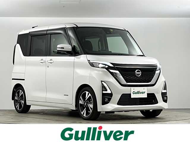 日産 ルークス HWS Gターボ プロパイロットED 愛知県 2020(令2)年 4.6万km ホワイトパール ターボ車　/プロパイロット/パナソニック　ストラーダ１０インチナビ　/CD/DVD/Bluetooth/フルセグ　/アラウンドビューモニター　/バックカメラ　/オートブレーキホールド/後席サーキュレーター/両側パワースライドドア　/前後コーナーセンサー　/前後ドライブレコーダー　/レーダークルーズコントロール　/ビルドインＥＴＣ　/スマートキー/プッシュスタート/オートエアコン/オートライト/LEDヘッドライト/ベンチシート/ABS/レーンキープアシスト/横滑り防止装置/盗難防止装置