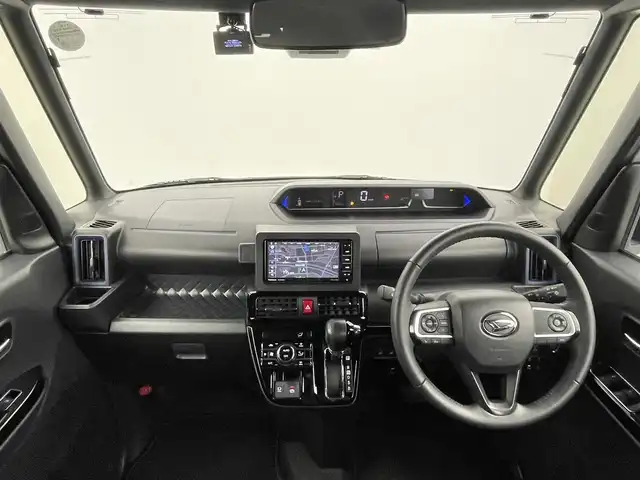 ダイハツ タント カスタム RS スタイルセレクション 千葉県 2022(令4)年 2.7万km シャイニングホワイトパール スマートアシスト/・先行車発進お知らせ機能/・車線逸脱防止アシスト/・標識認識アシスト/・レーンキープコントロール/・レーダークルーズコントロール/・クリアランスソナー/両側パワースライドドア/ミラクルオープン/スーパースライド/Panasonicメモリナビ/・型式：CN-HE01WD/・CD/DVD/Bluetooth/フルセグTV/バックカメラ/ビルトインETC/ハーフレザーシート/シートヒーター/電子パーキングブレーキ/革巻きステアリング/ステアリングスイッチ/オートライト/・LEDヘッドライト/・LEDフォグランプ/・シーケンシャルウィンカー/・電動格納ミラー/・ブレーキホールド/アイドリングストップ/純正15インチアルミホイール/純正フロアマット/純正ドアバイザー/禁煙車