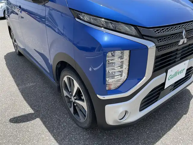 三菱 ｅＫクロス G 石川県 2020(令2)年 3.5万km ライトニングブルーマイカ ワンオーナー/純正9型ナビ/フルセグTV/LEDヘッドライト/ドライブレコーダー/インテリキー/プッシュスタート/レーダーブレーキ/シートヒーター/純正アルミホイール/電動ミラー/オートライト/オートエアコン
