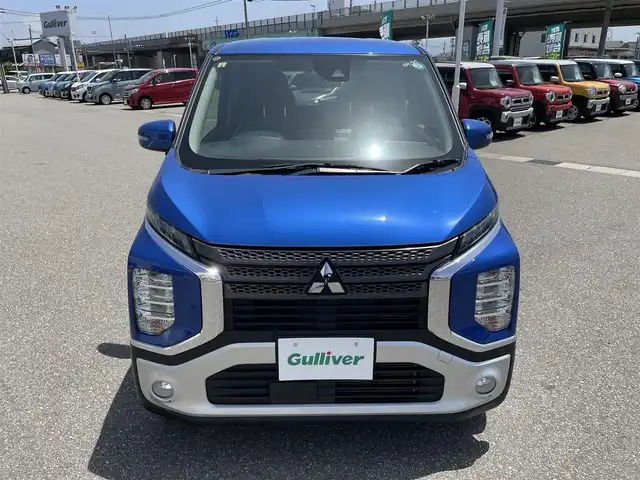 三菱 ｅＫクロス G 石川県 2020(令2)年 3.5万km ライトニングブルーマイカ ワンオーナー/純正9型ナビ/フルセグTV/LEDヘッドライト/ドライブレコーダー/インテリキー/プッシュスタート/レーダーブレーキ/シートヒーター/純正アルミホイール/電動ミラー/オートライト/オートエアコン