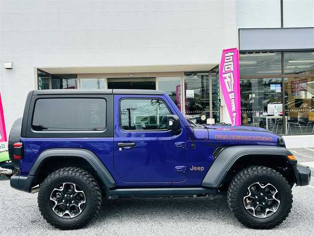 クライスラー・ジープ ジープ ラングラー ルビコン 千葉県 2023(令5)年 1.4万km パープル ワンオーナー/２００台限定モデル/純正ナビゲーション/・Bluetoothオーディオ/・フルセグTV/・CarPlay/・Androidauto/ETC2.0/前後ドライブレコーダー/サブウーファー付ALPINE製プレミアムスピーカー/フロント、サイド、リアカメラ/アダプティブクルーズコントロール/ParkSenseフロント・リアパークアシスト/レザーシート/・前席シートヒーター付/ステアリングヒーター/ボディカラー　レイン/LEDヘッドライト/LEDフロントフォグライト/ショートアンテナ/純正ラバーマット/スペアスマートキー有り/取扱説明書/保証書