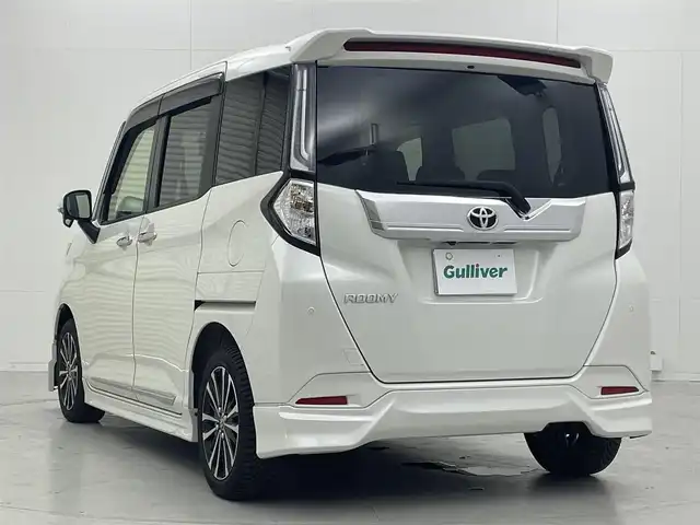 トヨタ ルーミー カスタムG－T 茨城県 2022(令4)年 3.3万km パールホワイトⅢ 純正9型DA/バックカメラ/フルセグ/モデリスタエアロ/衝突被害軽減ブレーキ/車線逸脱抑制装置/レーダークルーズコントロール/オートマチックハイビーム/クリアランスソナー/両側電動スライドドア/ETC/ドラレコ/純正15インチAW/LEDヘッドライト/スマートキー