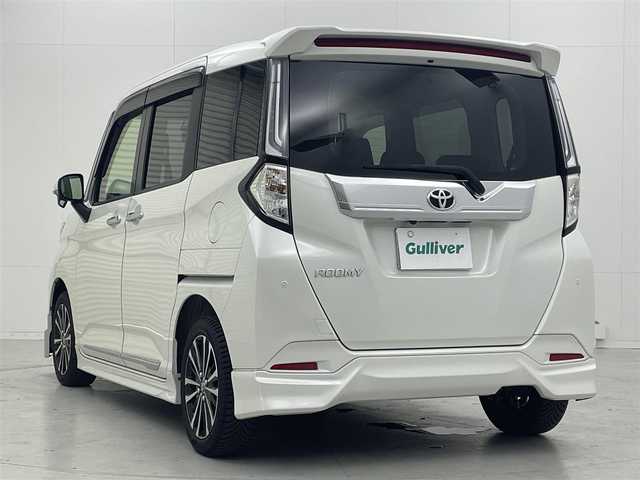 トヨタ ルーミー カスタムG－T 茨城県 2022(令4)年 3.3万km パールホワイトⅢ 純正9型DA/バックカメラ/フルセグ/モデリスタエアロ/衝突被害軽減ブレーキ/車線逸脱抑制装置/レーダークルーズコントロール/オートマチックハイビーム/クリアランスソナー/両側電動スライドドア/ETC/ドラレコ/純正15インチAW/LEDヘッドライト/スマートキー