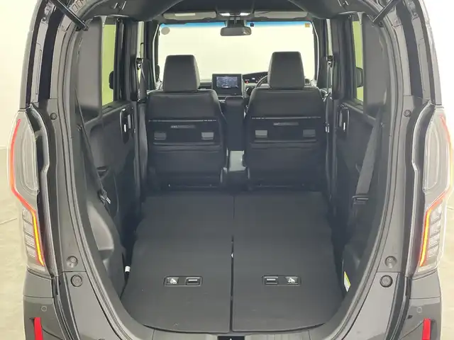 ホンダ Ｎ ＢＯＸ カスタム L ターボ スタイル+ブラック 群馬県 2023(令5)年 2.1万km クリスタルブラックパール ナビ　バックカメラ　ＥＴＣ　ハーフレザーシート　シートヒーター　電動パーキングブレーキ　両側電動スライドドア　アダプティブクルーズコントロール　衝突被害軽減ブレーキ　パドルシフト スマートキー 禁煙車