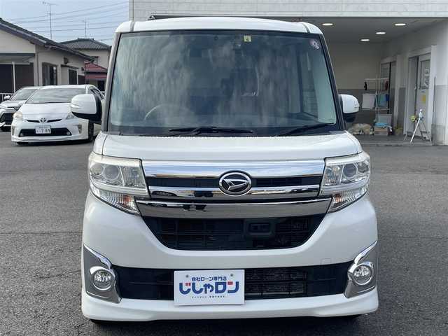 ダイハツ タント カスタム X SA 佐賀県 2014(平26)年 7.3万km パールホワイトⅢ （株）IDOMが運営する【じしゃロン佐賀店】の自社ローン専用車両になります。/こちらは現金またはオートローンご利用時の価格です。自社ローンご希望の方は別途その旨お申し付けください/ウェルカムシートカスタムＸＳＡ/ＢＴオーディオなし/・両側電動スライドドア　/・パナソニックナビ/フルセグ/ＢＴ/ＤＶＤ/ＣＤ　/・バックカメラ　/・ＥＴＣ　/・前ドライブレコーダー