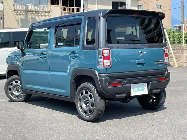 スズキ ハスラー HYBRID G 島根県 2023(令5)年 1.7万km デニムブルー ガンメタリック 2トーン 社外ディスプレイオーディオ　/Ｂｌｕｅｔｏｏｔｈ接続　/前方ドライブレコーダー/ビルトインＥＴＣ　/前席シートヒーター　/アダプティブクルーズコントロール　/ダウンヒルアシストコントール/衝突軽減ブレーキ /レーンアシスト　/リアコーナーセンサー　/横滑り防止装置/アイドリングストップ/スマートキー/プッシュスタート/純正15インチアルミホイール/純正フロアマット