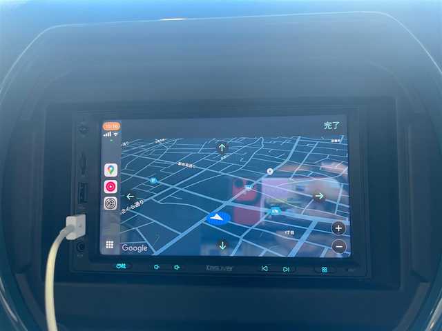 スズキ ハスラー HYBRID G 福井県 2023(令5)年 1.7万km デニムブルー ガンメタリック 2トーン 社外ディスプレイオーディオ　/Ｂｌｕｅｔｏｏｔｈ接続　/前方ドライブレコーダー/ビルトインＥＴＣ　/前席シートヒーター　/アダプティブクルーズコントロール　/ダウンヒルアシストコントール/衝突軽減ブレーキ /レーンアシスト　/リアコーナーセンサー　/横滑り防止装置/アイドリングストップ/スマートキー/プッシュスタート/純正15インチアルミホイール/純正フロアマット