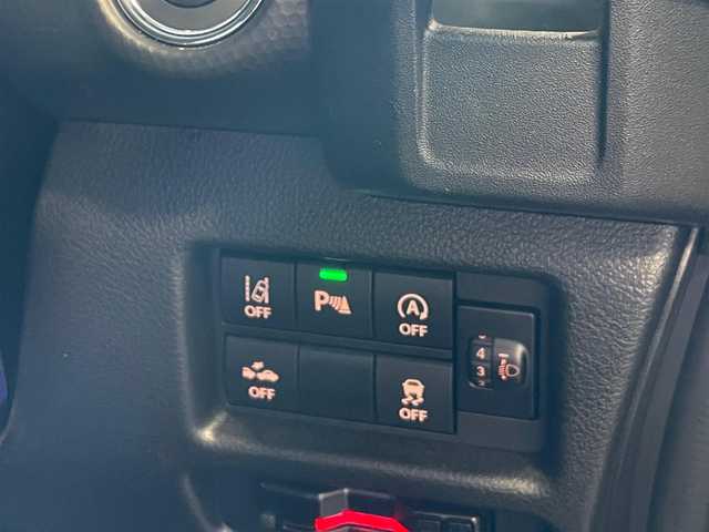 スズキ ハスラー HYBRID G 福井県 2023(令5)年 1.7万km デニムブルー ガンメタリック 2トーン 社外ディスプレイオーディオ　/Ｂｌｕｅｔｏｏｔｈ接続　/前方ドライブレコーダー/ビルトインＥＴＣ　/前席シートヒーター　/アダプティブクルーズコントロール　/ダウンヒルアシストコントール/衝突軽減ブレーキ /レーンアシスト　/リアコーナーセンサー　/横滑り防止装置/アイドリングストップ/スマートキー/プッシュスタート/純正15インチアルミホイール/純正フロアマット