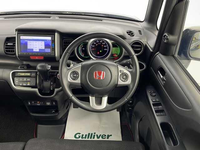 ホンダ Ｎ ＢＯＸ G ターボ SSパッケージ 宮城県 2017(平29)年 5.7万km クリスタルブラックパール シティーブレーキアクティブシステム/両側パワースライドドア/純正7型ナビ/・CD・DVD・BT・SD/フルセグTV/バックカメラ/革巻きステアリング/ステアリングスイッチ/パドルシフト/ビルドインETC/ドライブレコーダー（前後）/前席シートヒーター/純正フロアマット/ドアバイザー/ロールサンシェード/プッシュスタート/スマートキー