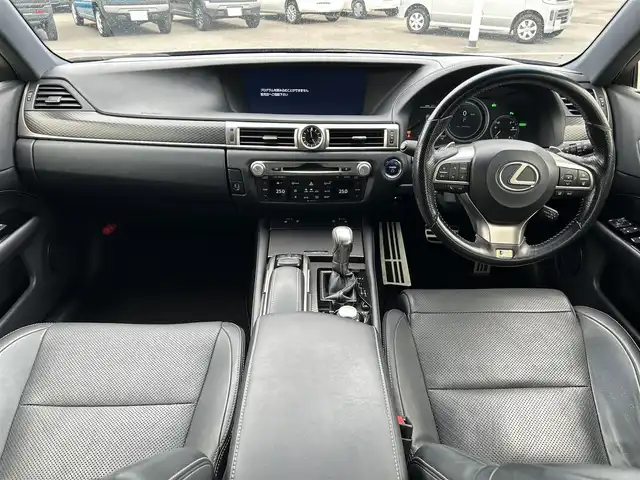 レクサス ＧＳ 300h Fスポーツ 和歌山県 2015(平27)年 7.8万km グラファイトブラックガラスフレーク 純正ナビ/フルセグTV/(CD/DVD/Bluetooth)/バックカメラ/衝突軽減ブレーキ/横滑り防止機能/レーンキープアシスト/コーナーセンサー/レーダークルコン/シートヒーター/エアーベンチレーション/ステアリングヒーター/パワーシート/ポジションメモリー/ビルトインETC/電動パーキング/オートホールド/3眼LED/パドルシフト/フォグランプ