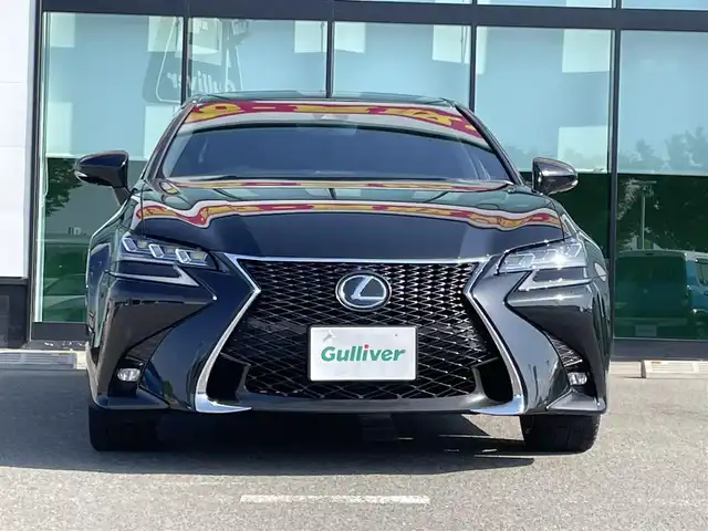 レクサス ＧＳ 300h Fスポーツ 和歌山県 2015(平27)年 7.8万km グラファイトブラックガラスフレーク 純正ナビ/フルセグTV/(CD/DVD/Bluetooth)/バックカメラ/衝突軽減ブレーキ/横滑り防止機能/レーンキープアシスト/コーナーセンサー/レーダークルコン/シートヒーター/エアーベンチレーション/ステアリングヒーター/パワーシート/ポジションメモリー/ビルトインETC/電動パーキング/オートホールド/3眼LED/パドルシフト/フォグランプ