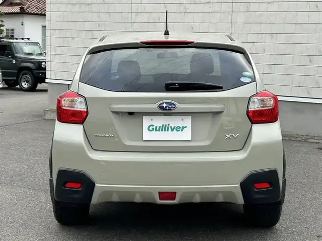 スバル インプレッサ ＸＶ 2．0i－L アイサイト 山形県 2015(平27)年 4.9万km デザートカーキ 4WD/純正ナビ/クルーズコントロール/パドルシフト/横滑り防止装置/アイドリングストップ/衝突軽減ブレーキ/逸脱防止装置/パワーシート/純正バイザー/純正マット/プッシュスタート/フォグランプ/ETC