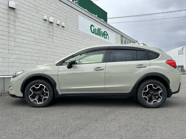 スバル インプレッサ ＸＶ 2．0i－L アイサイト 山形県 2015(平27)年 4.9万km デザートカーキ 4WD/純正ナビ/クルーズコントロール/パドルシフト/横滑り防止装置/アイドリングストップ/衝突軽減ブレーキ/逸脱防止装置/パワーシート/純正バイザー/純正マット/プッシュスタート/フォグランプ/ETC