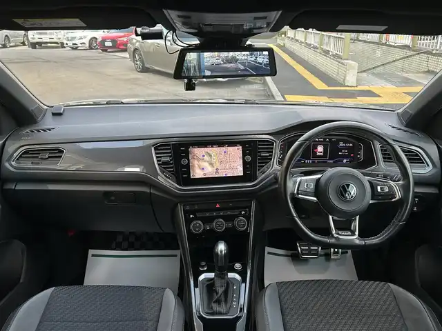 フォルクスワーゲン ＶＷ Ｔ－ロック TDI Rライン 香川県 2021(令3)年 2.5万km グレーⅡ メーカーナビ/フルセグ/Bluetooth/アップルカープレイ/バックカメラ/純正19インチアルミ/LEDヘッドライト/レーダークルーズ/レーンキープ/ルーフレール/ハーフレザーシート/パワーバックドア/デジタルミラー/前後ドライブレコーダー/スマートキー/ETC2.0/BSM