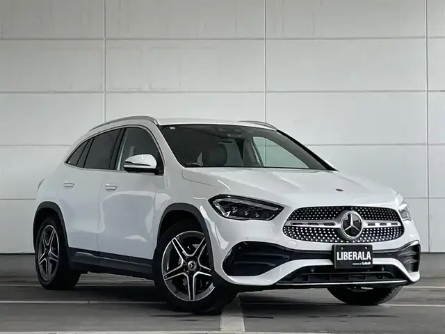 メルセデス・ベンツ ＧＬＡ２００ｄ 4マチック AMGライン 山形県 2021(令3)年 3.3万km ポーラホワイト 純正ナビ/・Bluetooth/USB/フルセグTV/LEDヘッドライト/アダプティブハイビームアシスト・プラス/アンビエントライト（64色）/レーダーセーフティパッケージ（標準）/・LKA/・BSM/2.0ETC/ACC/パワーシート/シートヒーター/スペアキー×１/保証書/取説