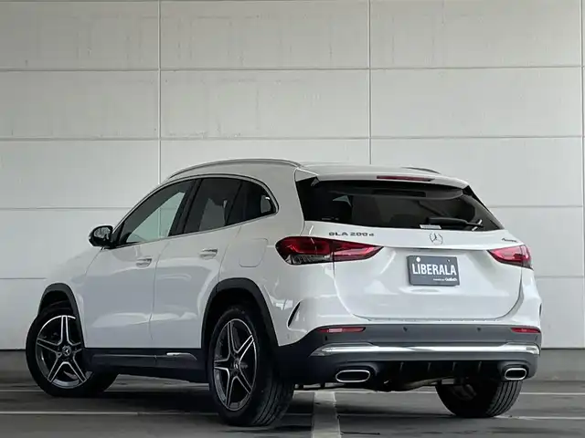 メルセデス・ベンツ ＧＬＡ２００ｄ 4マチック AMGライン 山形県 2021(令3)年 3.3万km ポーラホワイト 純正ナビ/・Bluetooth/USB/フルセグTV/LEDヘッドライト/アダプティブハイビームアシスト・プラス/アンビエントライト（64色）/レーダーセーフティパッケージ（標準）/・LKA/・BSM/2.0ETC/ACC/パワーシート/シートヒーター/スペアキー×１/保証書/取説