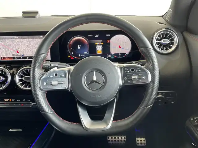 メルセデス・ベンツ ＧＬＡ２００ｄ 4マチック AMGライン 山形県 2021(令3)年 3.3万km ポーラホワイト 純正ナビ/・Bluetooth/USB/フルセグTV/LEDヘッドライト/アダプティブハイビームアシスト・プラス/アンビエントライト（64色）/レーダーセーフティパッケージ（標準）/・LKA/・BSM/2.0ETC/ACC/パワーシート/シートヒーター/スペアキー×１/保証書/取説