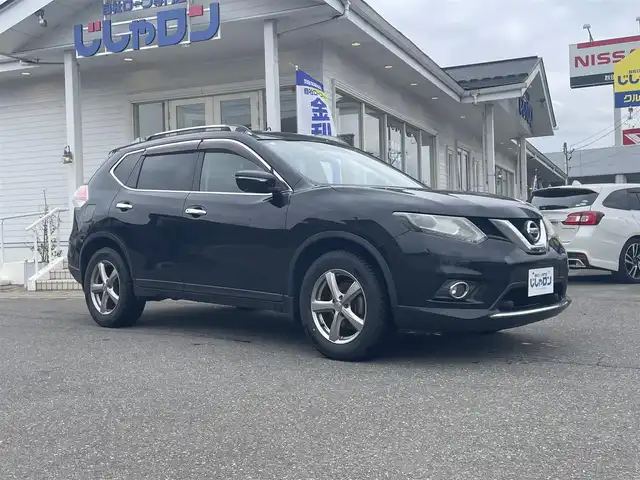 日産 エクストレイル 20X エマージェンシーブレーキ 秋田県 2014(平26)年 12.4万km ダイヤモンドブラック (株)IDOMが運営する【じしゃロン 秋田店】の自社ローン専用車両になります。こちらは現金またはオートローンご利用時の価格です。自社ローンご希望の方は別途その旨お申付け下さい/メモリナビ/フルセグテレビ/バックカメラ/ウィンカーミラー/クルーズコントロール/ドアバイザー/プッシュスタート/スマートキー/シートヒーター