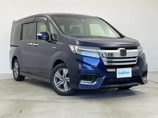 ホンダ ステップワゴン スパーダ ハイブリッド G EX ホンダセンシング 新潟県 2018(平30)年 5.3万km オブシダンブルーパール 社外SDメモリナビ(型式:AVIC-RL801)/フルセグテレビ/バックカメラ/クルーズコントロール/プッシュスタート/プッシュスタート/両側パワースライドドア/ビルトインETC/レーンアシスト/衝突軽減ブレーキ/EVモード/横滑り防止装置/運転席、助手席シートヒーター