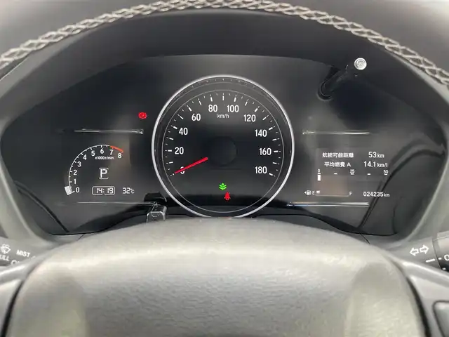 ホンダ ヴェゼル RS ホンダセンシング 山梨県 2016(平28)年 2.5万km ホワイトオーキッドパール ワンオーナー/純正メモリナビ(VXM-175VFi)/純正CD/DVD/SD/Bluetooth接続/フルセグTV/バックカメラ/ETC/前後ドライブレコーダー/前席シートヒーター/パドルシフト/ステアリングスイッチ/電動パーキングブレーキ/ブレーキホールド/スペアキー1本/取扱説明書/保証書