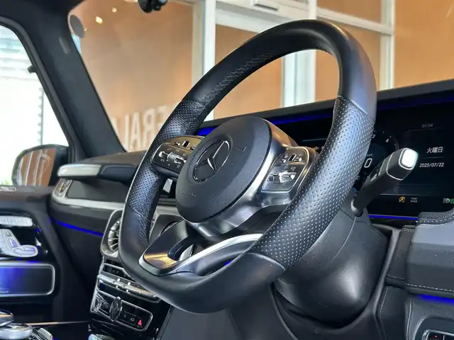 メルセデス・ベンツ ゲレンデヴァーゲン Ｇ４００ｄ AMGライン 宮城県 2023(令5)年 3.2万km オブシディアンブラック ワンオーナー/Gmanufakturプログラム/ラグジュアリーパッケージ/アダプティブダンピングシステム/レーダーセーフティパッケージ/Burmesterサウンドシステム/COMANDシステムHDDナビゲーションシステム/フルセグTV/360°カメラシステム/グレーレザーシート/シートベンチレーション/シートヒーター/メモリ機能付きパワーシート/純正20インチAW/LEDヘッドライト/オートマチックハイビーム/ボディ同色スペアタイヤカバー/キーレスキー