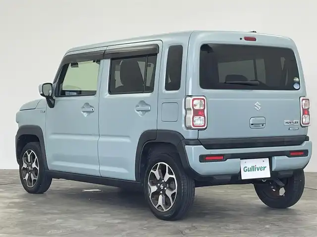 スズキ ハスラー HYBRID X 群馬県 2020(令2)年 2.5万km オフブルーM 社外７インチナビ　バックカメラ　ＬＥＤライト　ハイビームアシスト　シートヒーター　純正１５インチアルミホイール　ステアリングリモコン　ＥＴＣ　ドライブレコーダー　コーナーセンサー　スマートキー　禁煙車