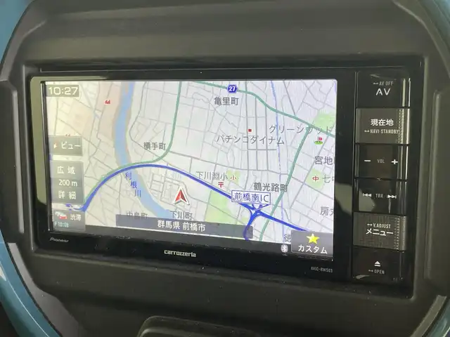スズキ ハスラー HYBRID X 群馬県 2020(令2)年 2.5万km オフブルーM 社外７インチナビ　バックカメラ　ＬＥＤライト　ハイビームアシスト　シートヒーター　純正１５インチアルミホイール　ステアリングリモコン　ＥＴＣ　ドライブレコーダー　コーナーセンサー　スマートキー　禁煙車