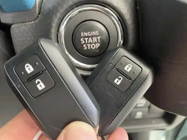 スズキ ハスラー HYBRID X 群馬県 2020(令2)年 2.5万km オフブルーM 社外７インチナビ　バックカメラ　ＬＥＤライト　ハイビームアシスト　シートヒーター　純正１５インチアルミホイール　ステアリングリモコン　ＥＴＣ　ドライブレコーダー　コーナーセンサー　スマートキー　禁煙車