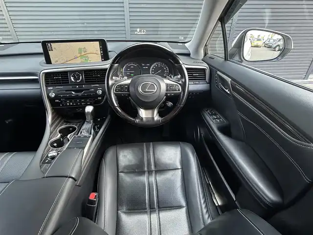 レクサス ＲＸ 450hL 茨城県 2020(令2)年 5.3万km ソニッククォーツ 後期型 /ワンオ-ナ- /ム-ンル-フ /マクレビ /360度カメラ /HUD /黒革 /シートヒーター /ベンチレーション /ステアリングヒーター /M付PWシート /PWテールゲート/三眼LED /オートハイビーム /ナビ /TV /BT/USB/DVD/CD /レクサスSFT /ACC/LKA/BSM /ET2.0 /禁煙車