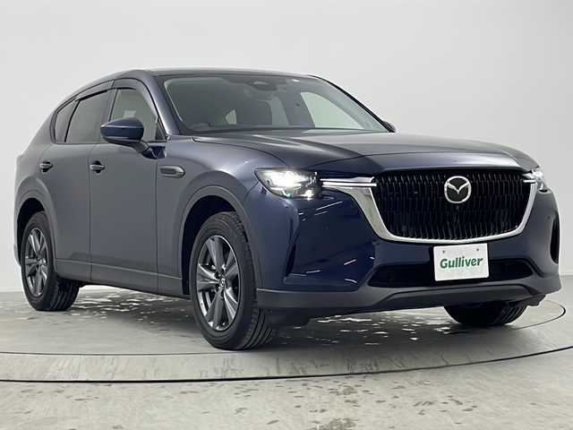マツダ ＣＸ－６０ XD Sパッケージ 熊本県 2023(令5)年 0.9万km ディープクリスタルブルーマイカ メーカーナビ/（BT/フルセグTV）/レーダークルーズコントロール/衝突被害軽減ブレーキ/レーンキープアシスト/全方位カメラ/シートヒーター/ステアリングヒーター/パワーシート/電動パーキングブレーキ/オートホールド機能/パドルシフト/オートライト/オートマチックハイビーム/ドアバイザー/スマートキー/プッシュスタート