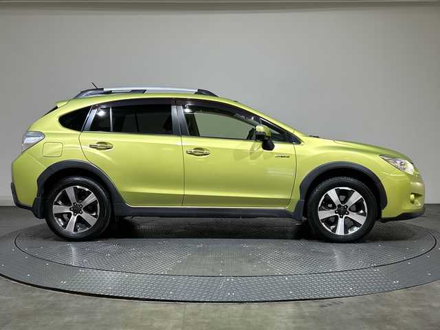スバル インプレッサ ＸＶ ハイブリッド 2．0i－L アイサイト 愛媛県 2013(平25)年 12.5万km プラズマグリーンP 社外ナビ/フルセグ／Ｂｌｕｅｔｏｏｔｈ／ＣＤ／ＤＶＤ／ＵＳＢ/バックカメラ/衝突軽減ブレーキ/ＥＴＣ/レーダークルーズコントロール/アイサイト/レーンキープアシスト/ＤＮ席パワーシート
