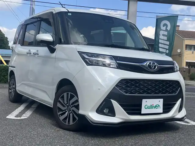 トヨタ タンク カスタムG 愛知県 2019(令1)年 5.7万km パールホワイトⅢ スマートアシスト/衝突回避支援ブレーキサポート/純正SDナビTV/Bluetoothオーディオ/バックカメラ/スマートキー×2ヶ/プッシュスタート/クルーズコントロール/前後2カメラドライブレコーダー/両側パワースライドドア/ETC/LEDヘッドライト/オートライト/オートマチックハイビーム/アイドルストップ/純正アルミホイル/純正フロアマット/保証書取説有り