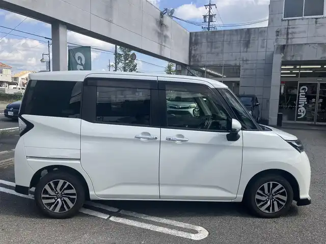 トヨタ タンク カスタムG 愛知県 2019(令1)年 5.7万km パールホワイトⅢ スマートアシスト/衝突回避支援ブレーキサポート/純正SDナビTV/Bluetoothオーディオ/バックカメラ/スマートキー×2ヶ/プッシュスタート/クルーズコントロール/前後2カメラドライブレコーダー/両側パワースライドドア/ETC/LEDヘッドライト/オートライト/オートマチックハイビーム/アイドルストップ/純正アルミホイル/純正フロアマット/保証書取説有り