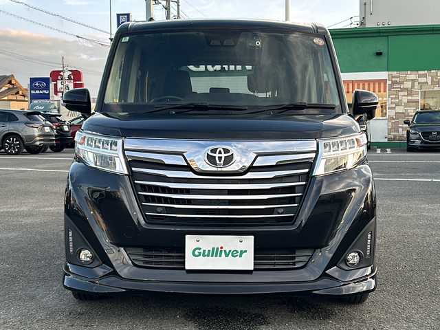 トヨタ ルーミー カスタムG 徳島県 2020(令2)年 5.1万km ブラックマイカメタリック 純正T-Connectナビ【NSZT-W68T】/（Bluetooth/フルセグTV/CD/DVD/AM/FM）/バックカメラ/両側パワースライドドア/シートヒーター/クルーズコントロール/前後コーナーセンサー/LEDヘッドライト/オートライト/前後ドラレコ/ETC/スペアキー/純正14AW/電格ミラー/ドアバイザー