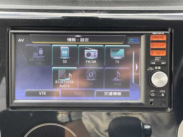 日産 デイズ HWS X Vセレ +SeftyⅡ 山口県 2015(平27)年 11万km クールシルバー 純正メモリナビ/Bluetooth/フルセグTV/バックカメラ/全周囲カメラ（ルームミラー）/プッシュスタート/スマートキー/HIDヘッドライト/フォグライト/衝突軽減ブレーキ/横滑り防止装置/オートライト/純正14インチAW/保証書・取説/スペアキー1個